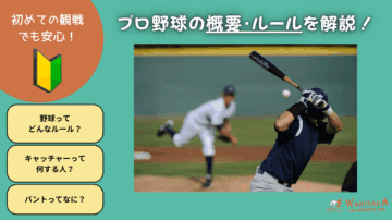 プロ野球初心者ガイド完全版【基本ルール&観戦ポイント】 20 プロ野球初心者ガイド