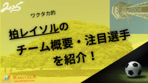 柏レイソルのチーム概要・注目選手を紹介！【ワクタカスポーツ 2025年版】