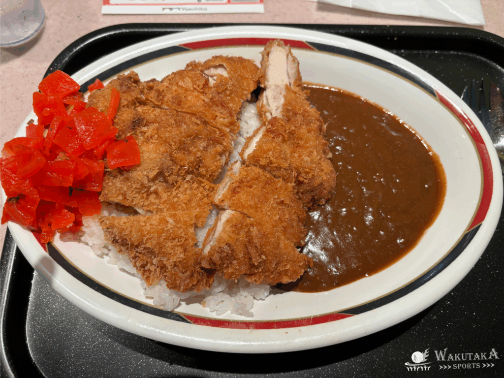 東京駅八重洲にあるカレーショップ アルプルのBIGチキンカレーの写真