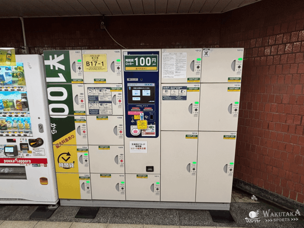 地下鉄関内駅_2番出口付近のコインロッカー