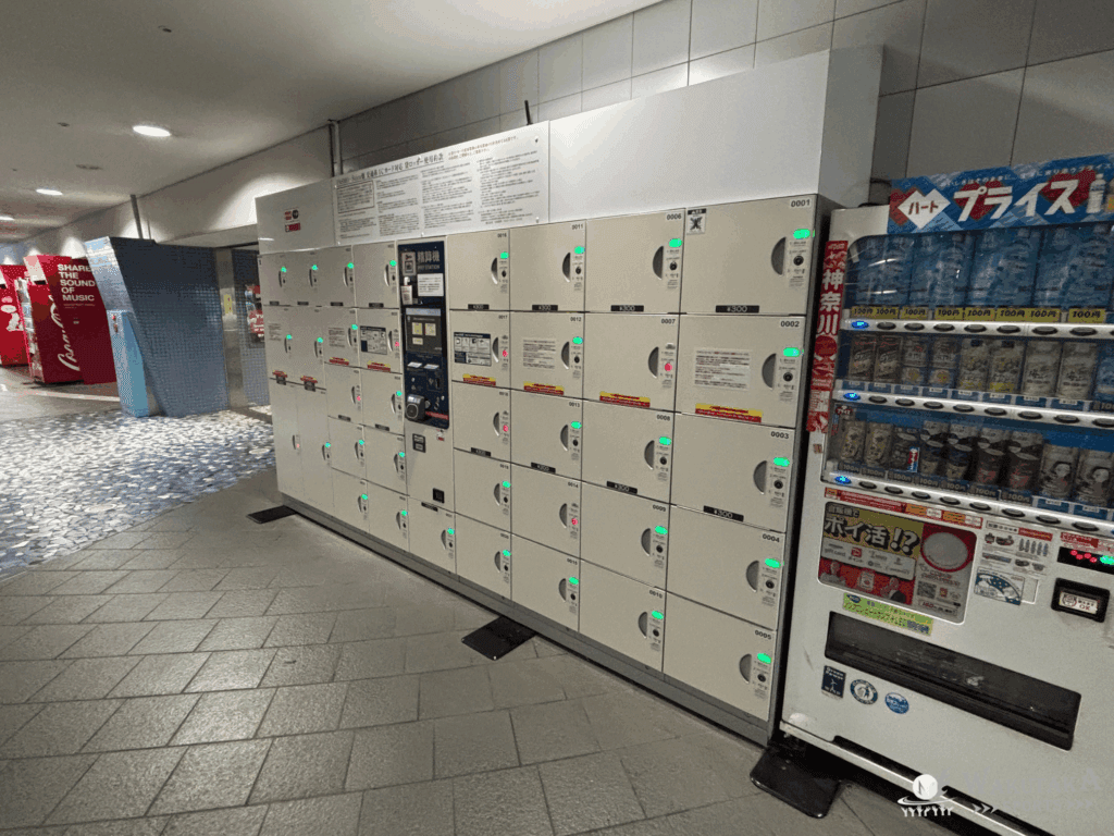 関内駅_マリナード地下街のコインロッカー