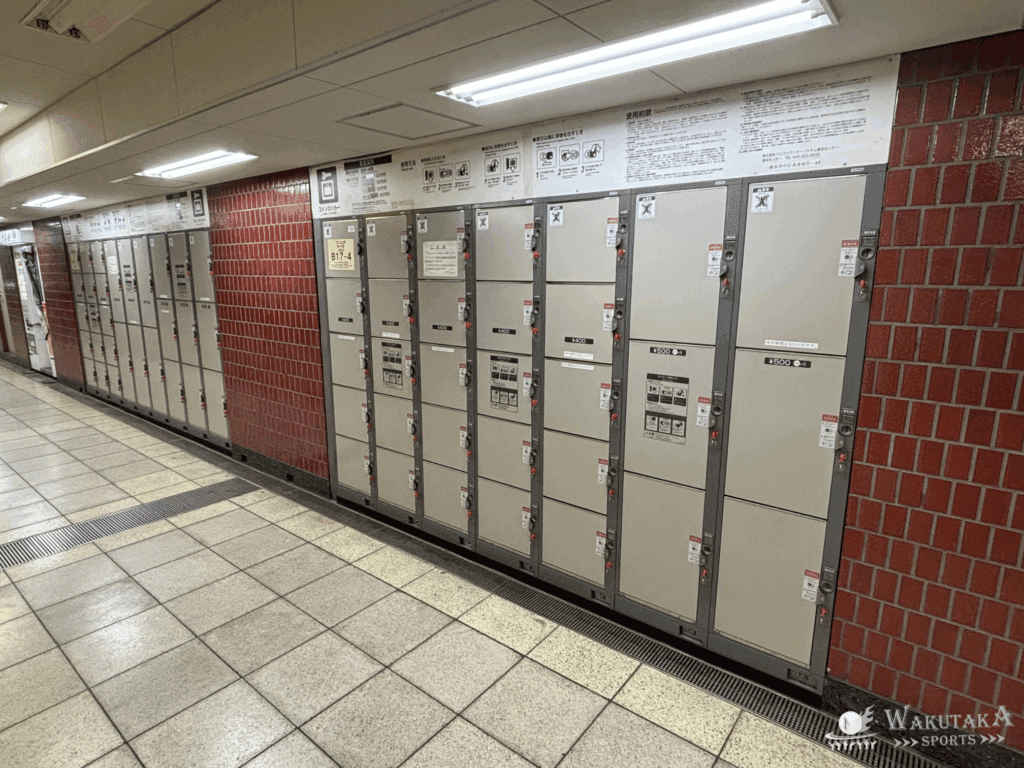 地下鉄関内駅_3番出口付近のコインロッカー