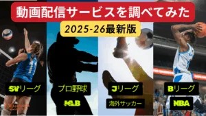 【2025年版】プロ野球・Jリーグ・Bリーグ・海外サッカー・MLB・NBAの配信サービス比較｜料金・対応リーグ・無料で見る方法