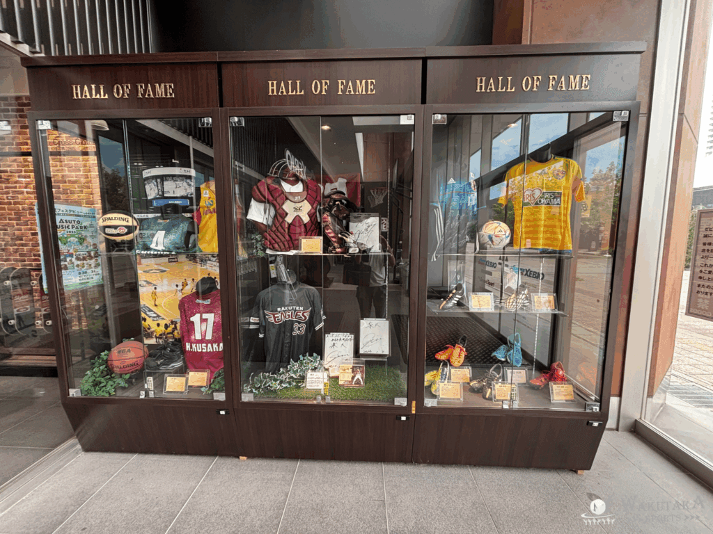 スーパースポーツゼビオ あすと長町店の展示