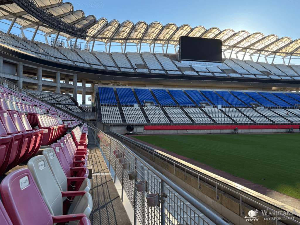 メルカリスタジアム_北スタンドの座席の見え方_1